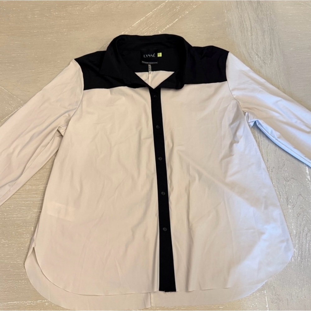 Lysse Black and White Blouse